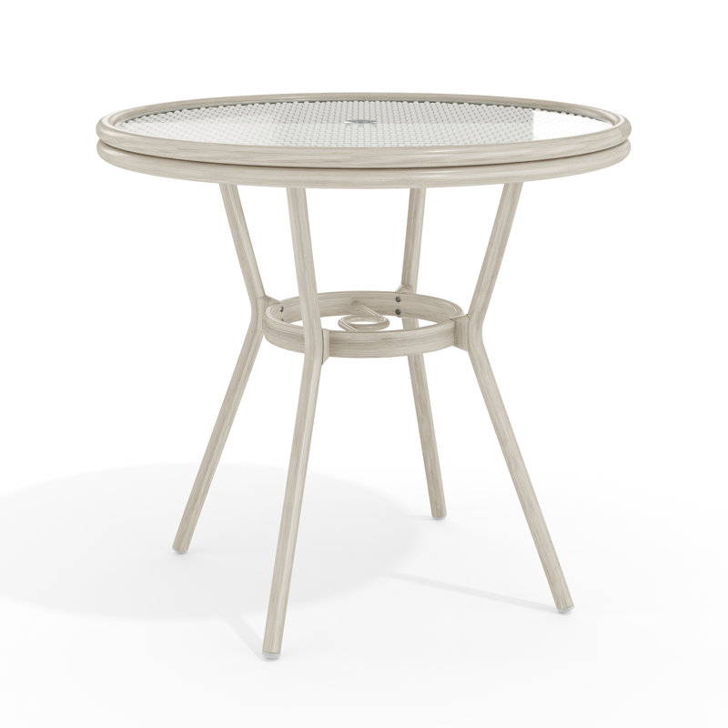 Table de salle à manger bistro Martha Stewart, Gris
