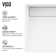 Starr 23" L x 15" W x 5" H Matte White Handmade Rectangular Vessel Bathroom Sink