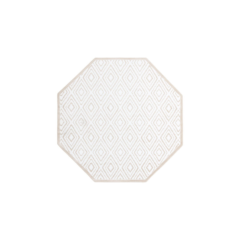 Amose Abstract Indoor Rug, Octagon 7'10" x 7'10"