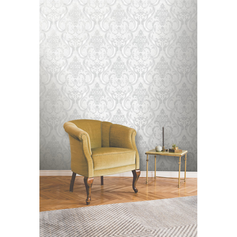 Nallely Damask, Silver Grey