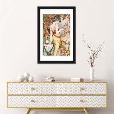 " Cognac " by Alphonse Mucha