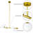 Lio 35.8" W 6-Light Modern Linear Chandelier-707687660