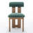 Abentego Solid Wood Fabric Dining Chair-1675978390-1663143971