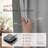Cadnite 50" W Thermal 100% Blackout Linen Textured Curtain  2 Panels Set-718107645-709144662