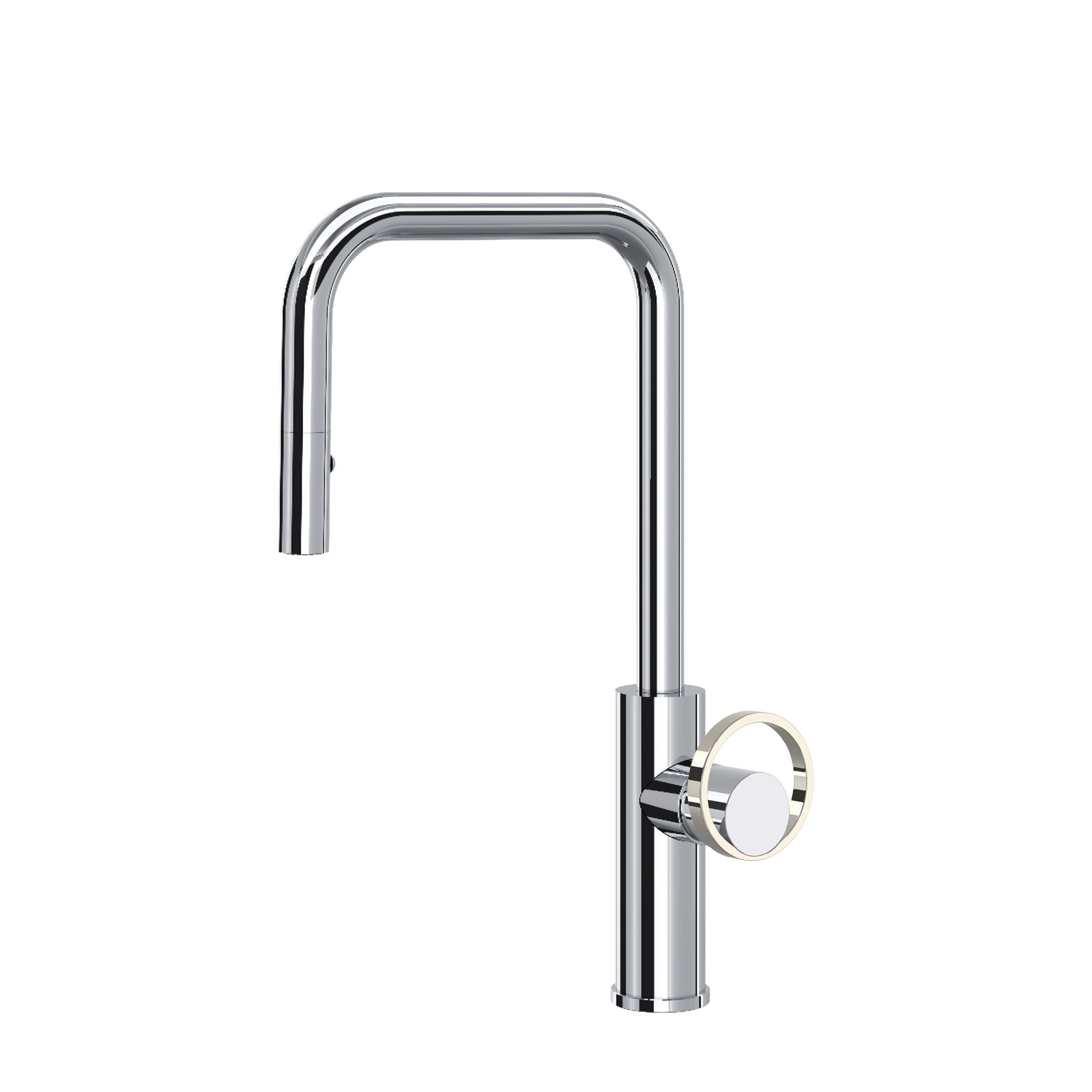 AllModern Linwood Pull Down Kitchen Faucet, Polished Chrome