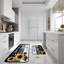 Tapis de cuisine, tapis en microfibre lavables antidérapants, ensemble de 2