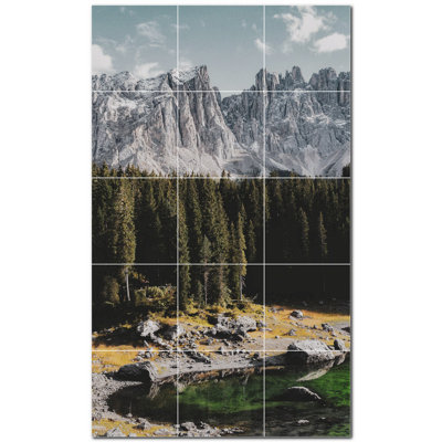 Photo de montagnes 6 po x 6 po