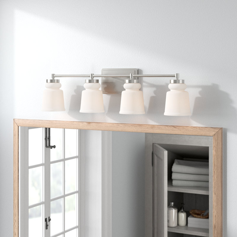 Gruene Dimmable Vanity Light in Brushed Nickel, Brushed Nickel