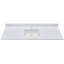 Viterbo 61"  Bathroom Vanity Countertop In Milano White With Sink