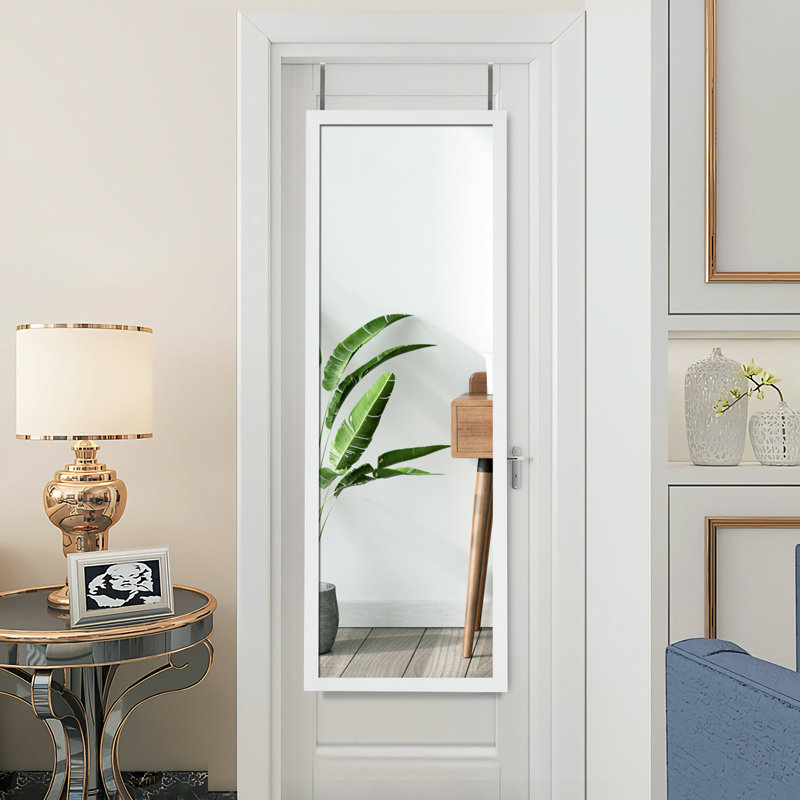 Nalynn Rectangle Mirror, White