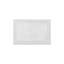 Tapis pour salle de bain réversible 100% coton gris 3000 x 3000 po, 17 po x 24 po, à poils moyens, lavable à la machine, ajoute du style aux poils de salle de bain 0,5 po et doux, rehausse le décor-879466314