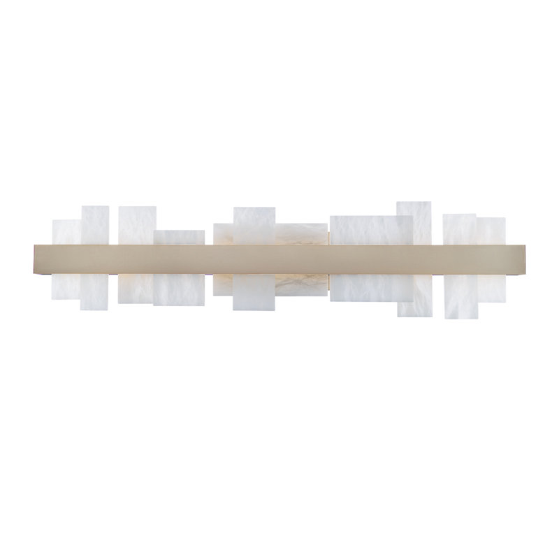 Acropolis 1 - Light LED Vanity Light, Brushed Nickel