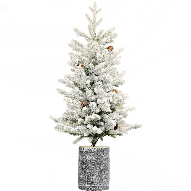 Arbre de Noël enneigé 6,5 pi, 6.5'