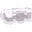 62cm Wide Patio Sofa with Cushions