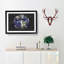 Satellite Image Of Earth - Picture Frame Graphic Art-56876695-56876703