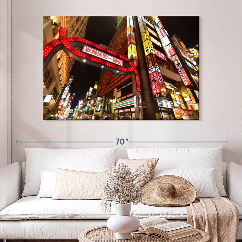 Nicci Kabuki-Cho In Tokyo, 34" H x 51" W