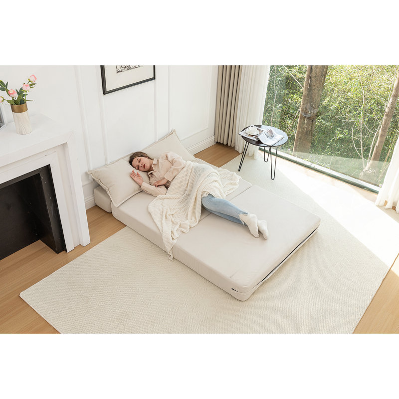 Canapé-lit pliable polyvalent avec design ergonomique et mousse à mémoire de forme haute densité pour plus de confort et de commodité