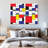 Geometric Mondrian I Multi Piece Canvas Print-93062913