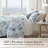 Luxury 3-piece Cotton Bedding Sets, King Size, Botanical Print, Ideal For Home Comfort