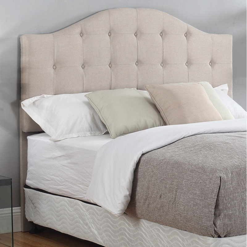 Tête de lit tapissier Kaiya, Beige