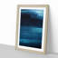 Midnight Blue in Abstract - Picture Frame Graphic Art Print on MDF-55739976-55739975