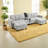 U-shaped Modular Sofas With Bluetooth And Storage, Light Grey Chenille For Modern Living Rooms