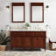 60" Elmdale Double Bathroom Vanity Set with Rectangular Undermount Sinks-67574733-67574734-75245594