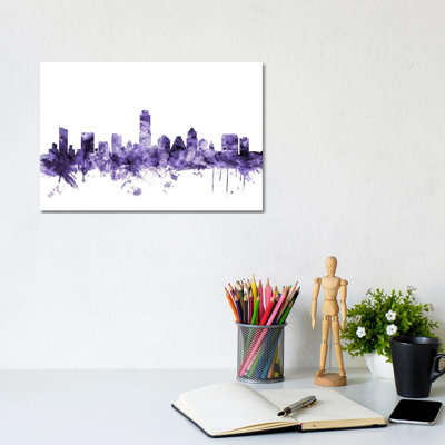 Austin, Texas Skyline by Michael Tompsett - Wrapped Canvas Gallery-Wrapped Canvas Giclée