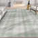 Kehr Plaid Farmhouse Geometric Green Flat-Weave Area Rug