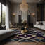 Tapis mauve soyeux et moelleux-181625627