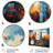City Charlotte Collage IV - Charlotte Metal Wall Art Living Room Set