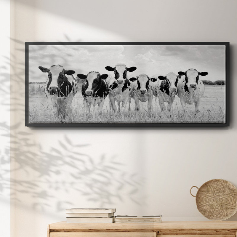 Grazing Pasture- Framed Canvas, 24" H x 60" W
