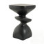 Table d'appoint abstraite à plusieurs niveaux MGO, table de bout sculpturale irrégulière, pré-assemblé non-KD, tabouret d'appoint moderne et intérieur pour l'extérieur