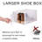 Set of 4 Stackable Clear Plastic Containers Foldable Transparent Shoes Storage Boxes Organizer in Home