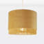 23cm H Velvet Drum Pendant Shade ( Uno )-71035724
