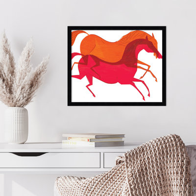 Horses Print by Richard A. Allen