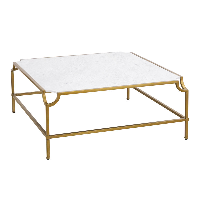 Blain Coffee Table - Antique Brass