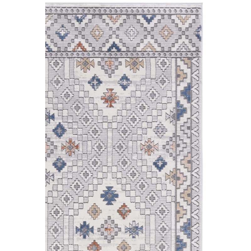 Avdija Eternal Performance Geometric Rug, Runner 2'2" x 8'