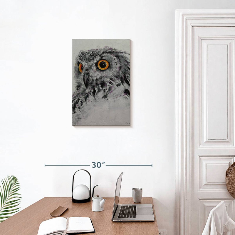 Brampt Spirit Owl, 24" H x 16" W