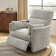 Talana Contemporary 38" Power Rocking Swivel Nursery Recliner with USB