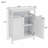 Stylish Storage Cabinet For Bathroom, Bathroom Storage Cabinet With Two Doors