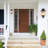 Dusk To Dawn Sensor Outdoor Wall Sconce Vintage Outside Lighting Fixture Wall Mount With Photocell, Waterproof Wall Lantern Oil Rubbed Brown Porch Lights