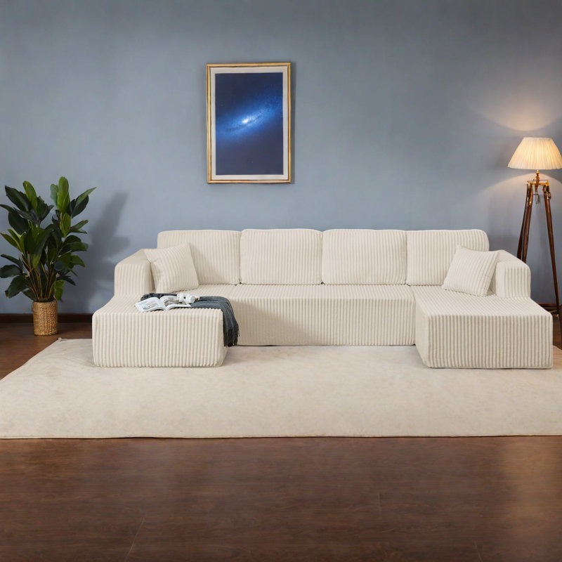 Comfy Modular Sofas, Foam Upholstered Modern Style For Versatile Living Spaces