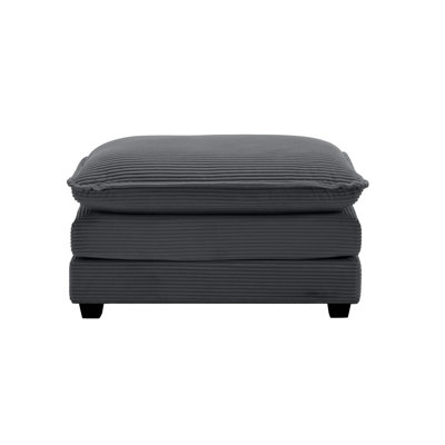 Ottoman Footstool In Corduroy