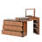 Vanity Desk with Mirror and Lights-679899634