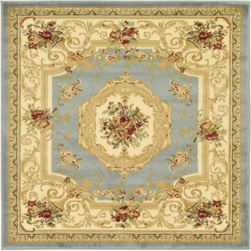 Oriental Area Rug, Square 122cm