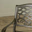 Banc tête-à-tête en fonte d'aluminium Antn