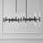 Bale 26 - Light Iron Dimmable LED Modern Linear Chandelier-659226094