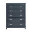 Commode moderne à 5 tiroirs 36,5 po Beckett-737522581