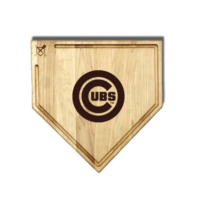 Full Size (17" X 17") Home Plate Cutting Board With Trough